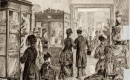 Henryk Pillati, Wystawa pracy kobiet w Muzeum Przemysłowo-rolniczym w Warszawie [Okładka Tygodnika Ilustrowanego nr 99/1877]